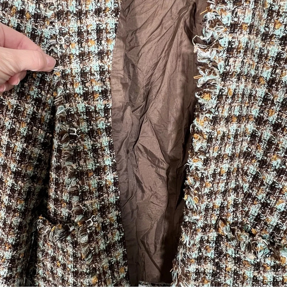 Boho Chic Tweed Style Jacket - Picture 4 of 10